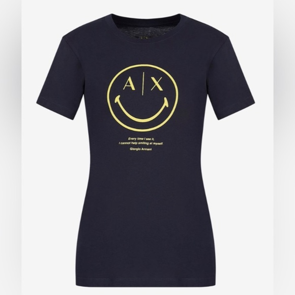 Armani Exchange A/X SMILEYWORLD® ORGANIC JERSEY COTTON ⭐️Host Pick⭐️